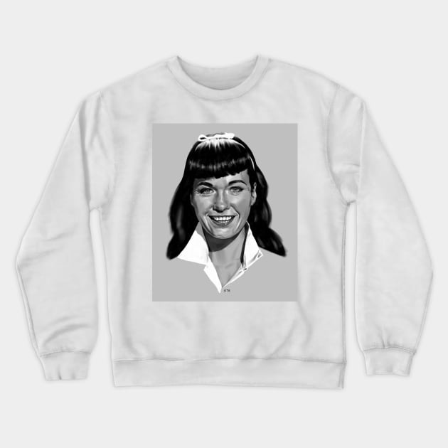 Bettie Portrait Crewneck Sweatshirt by ste1bro